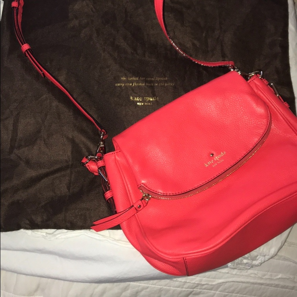 Coral Kate Spade Purse